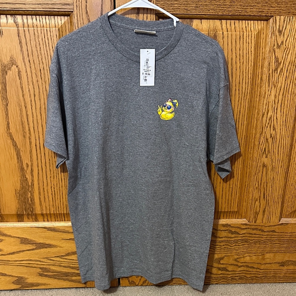 Simply Southern Charcoal Tee with Yellow Graphic